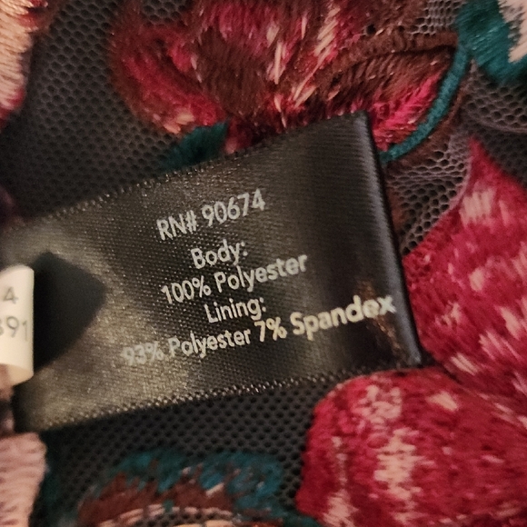 Boston Proper Floral Sleeveless Midi Dress Size 16 - Picture 7 of 7